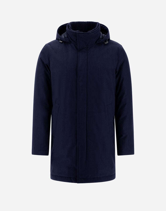 JACKET IN NEW BUSINESS AND NYLON ULTRALIGHT Herno Herno JACKET IN NEW BUSINESS AND NYLON ULTRALIGHT Navy Blue PI001155U126389200