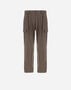 Herno RESORT STRETCH COMFORT NYLON CARGO TROUSERS Dark Taupe PT00035UR12742S2700