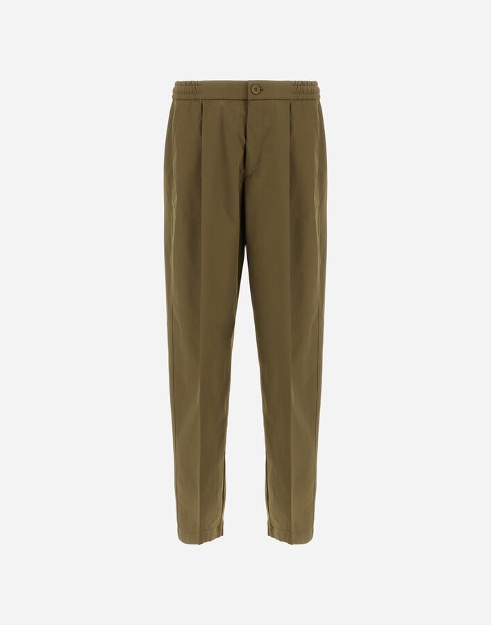 COTTON FEEL TROUSERS Herno Herno COTTON FEEL TROUSERS Military PT000128U125317740