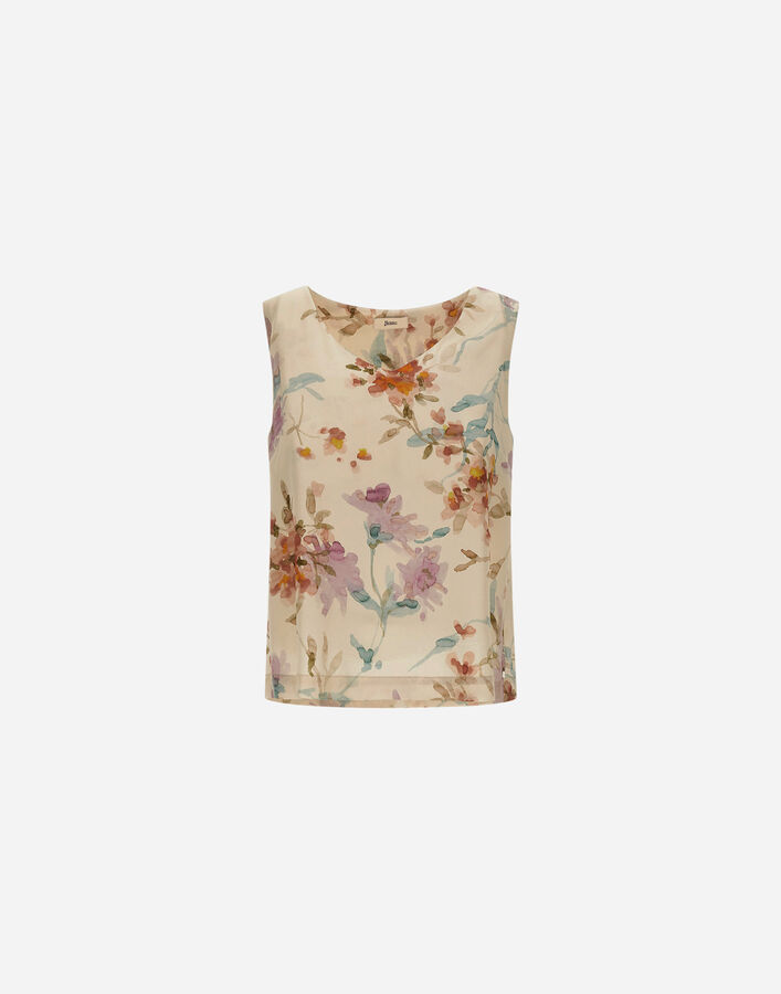 Herno TOP IN FLORAL PRINT Multicolor BL000051D12789P9999