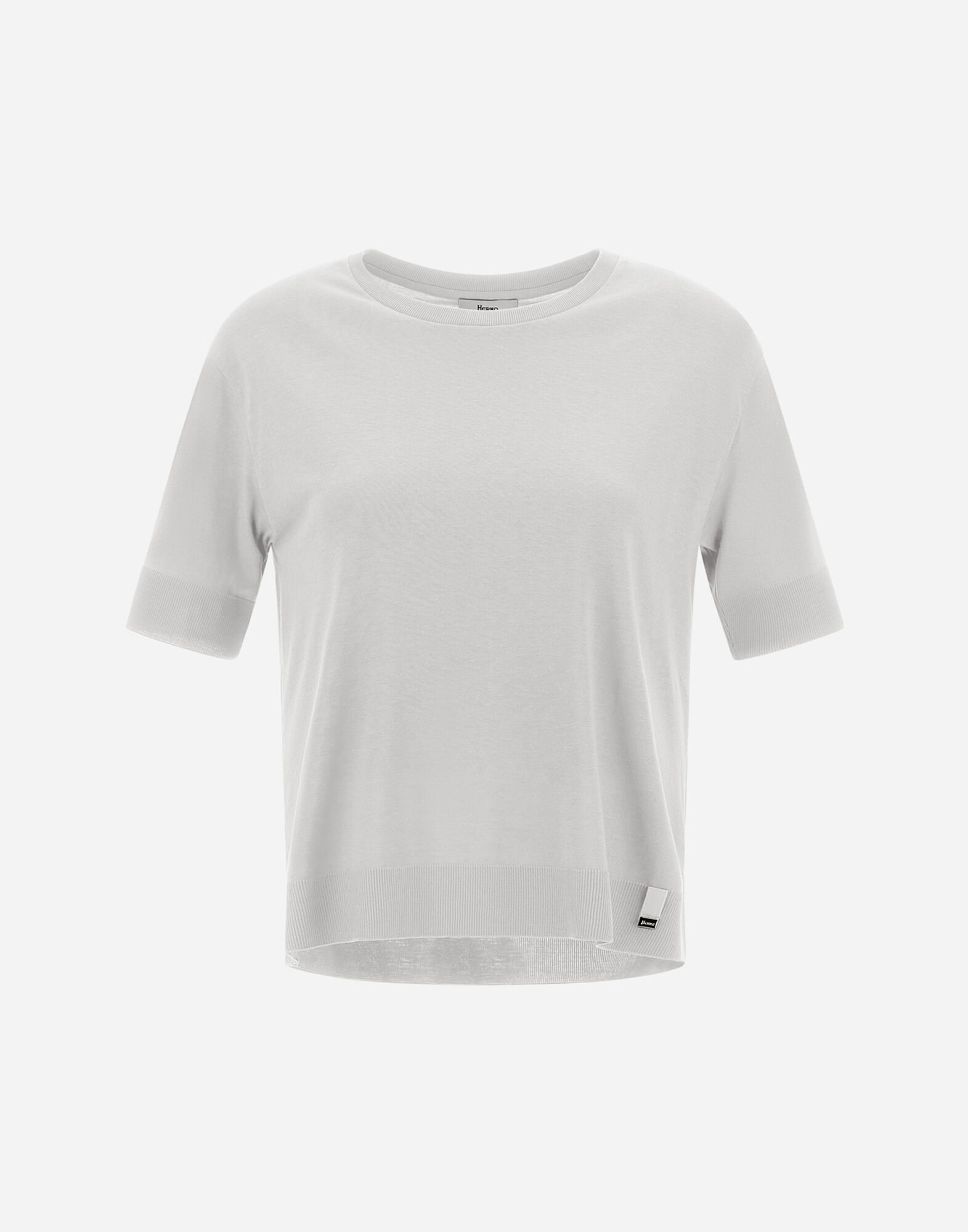【柔和な印象に】Herno コットン混TシャツChantilly Women's Elegant T-Shirts - Long or Short Sleeves | Herno®
