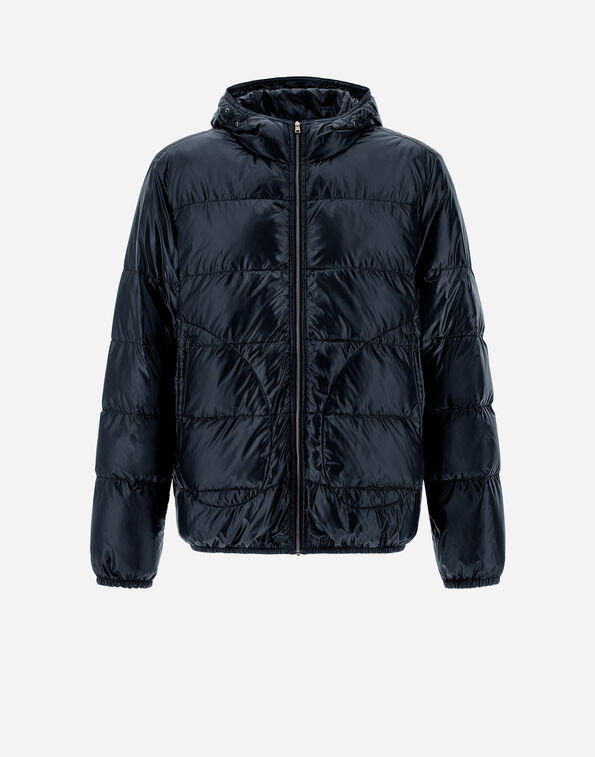 Herno BOMBER JACKET IN NYLON ULTRALIGHT Blue Navy PI001204U120179200