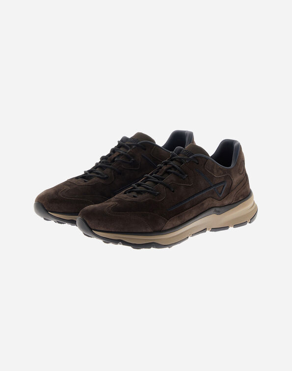 Herno ALL SUEDE RUNNING SNEAKER Brown SH000050USHOE508010