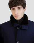 CARCOAT IN DIAGONAL WOOL Herno product thumbnail image view 3