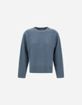 Herno RESORT SWEATER IN 100% WOOL Midnight Teal MG00030DR701009123