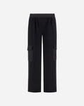 Herno TROUSERS IN 100% COTTON INTERLOCK AND ARENDELLE Black PT000141D521179300