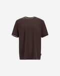 Herno T-SHIRT IN SOFT WOOL JERSEY Dark Chocolate JG000244U520688800