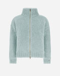 Herno RESORT CARDIGAN IN AZTECA Aquamarine MC00033DR702227103