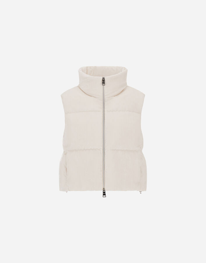 Herno RESORT BRIGHT CORDUROY VEST Chantilly PI00157DR127281985