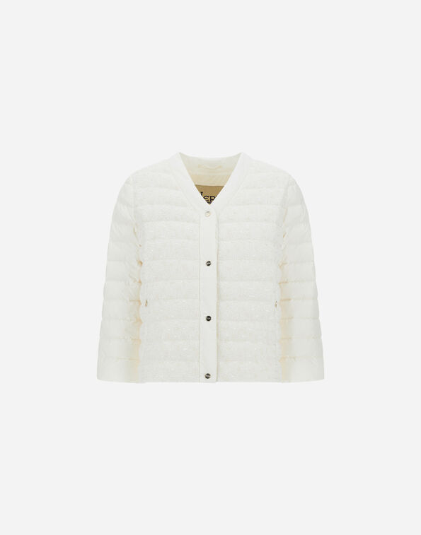 Herno CAPE IN 3D TWEED Ivory PI002212D132891200