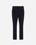 Herno FLUID WOOL TROUSERS Navy Blue PT000166D334539200