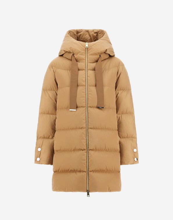 Herno A-SHAPE JACKET IN SATIN Camel PI1304D12170Z2157