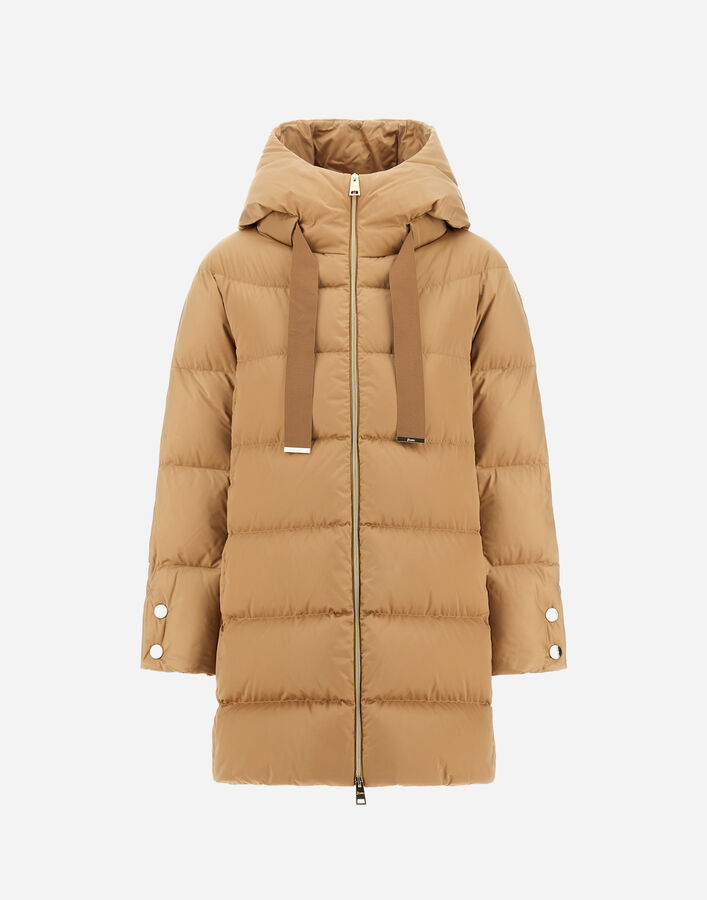 Herno A-SHAPE JACKET IN SATIN Camel PI1304D12170Z2157