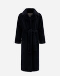 Herno COAT IN SOFT FAUX FUR Black CA0409D124229300