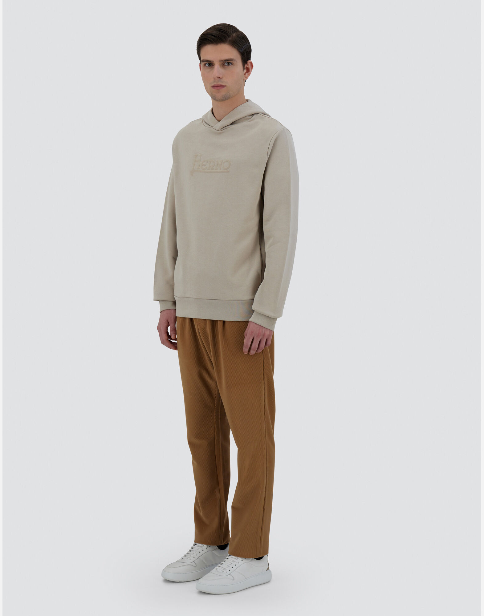 メンズ ヘビーコットンセーター パーカー シャンティイ | Herno® (ヘルノ)