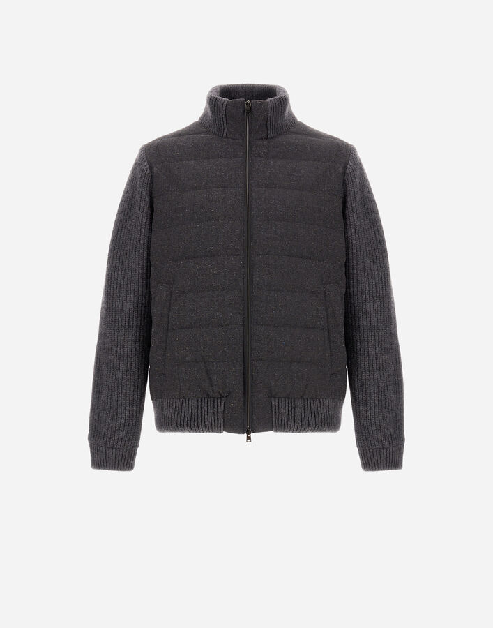 WOOL KNICKERBOCKER JACKET Herno Herno WOOL KNICKERBOCKER JACKET Iron PI00108UR334489487