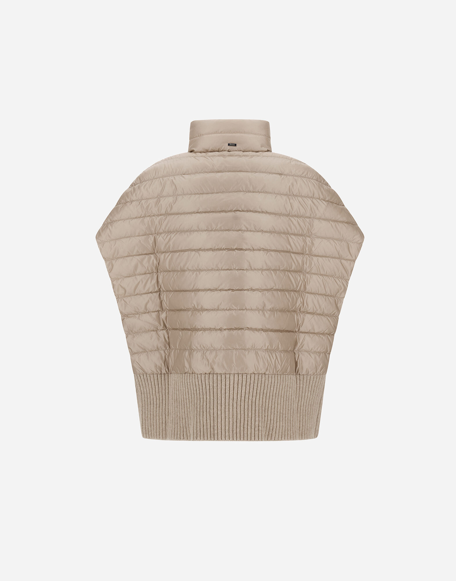 レディース リゾート ニット&ナイロンウルトラライト ベスト