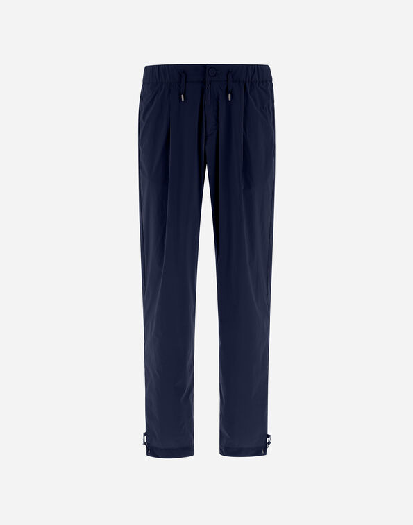 Herno RESORT TROUSERS IN LIGHT NYLON STRETCH Blue PT00002UR12431SZ9201
