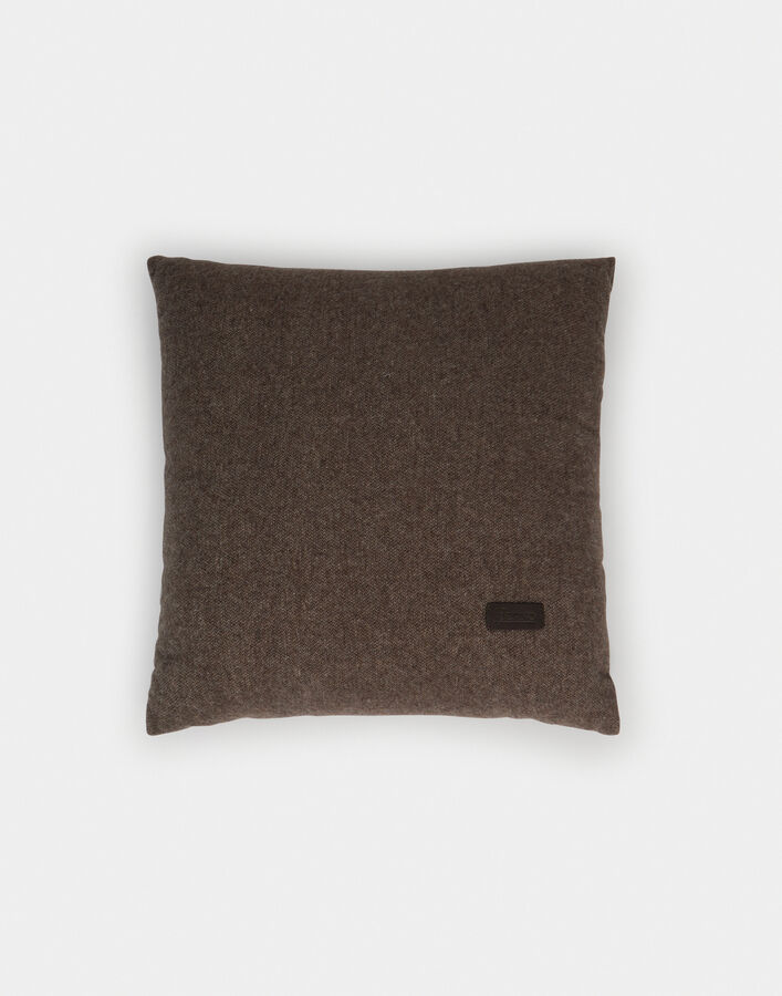 Herno HERNO HABITA WOOL AND CASHMERE CUSHION Coffee WINTERPILLOWLANA018980