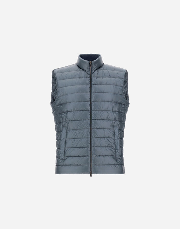 RESORT VEST IN NYLON ULTRALIGHT Herno Herno RESORT VEST IN NYLON ULTRALIGHT Midnight Teal PI00103UR12020Z9123