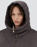 CAPE IN SATIN AND LADY ALTERNATIVE FUR Herno product thumbnail image view 3