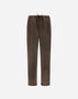 Herno RESORT TROUSERS IN NEW LINEN Dark Chocolate PT00040DR17105Z8810