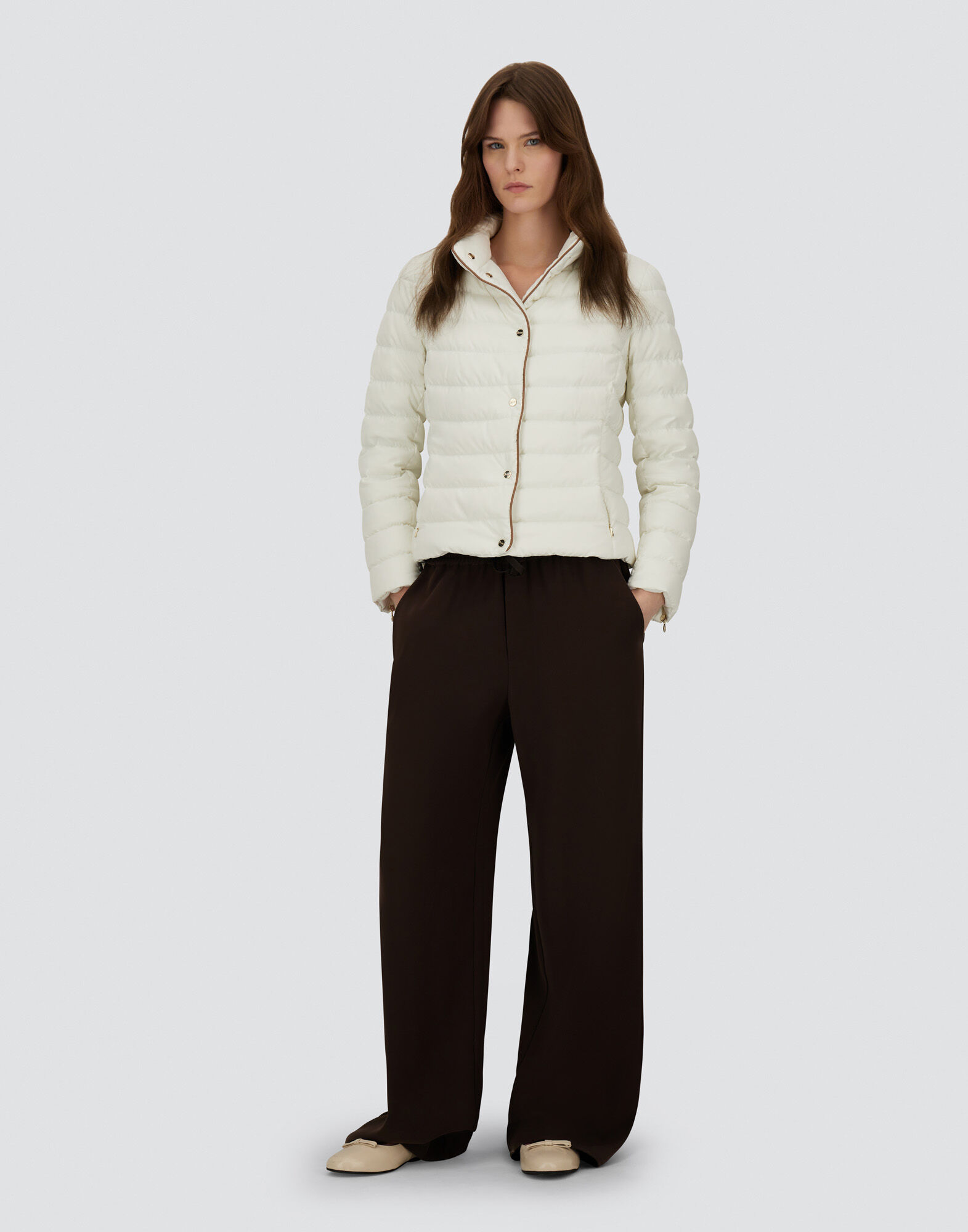 レディース アレンデール スリムジャケット ホワイト | Herno® (ヘルノ)