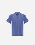 Herno JERSEY CREPE POLO SHIRT Light Blue JPL00115U520059124