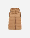 Herno SATIN AND LADY ALTERNATIVE FUR VEST Camel PI002125D12170Z2157