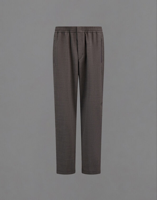 Herno LAMINAR TROUSERS IN WOOL TOUCH Grey PT00070UL128479450