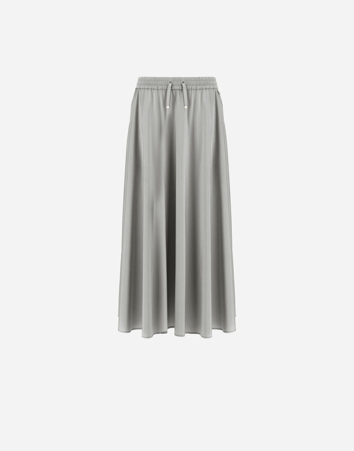 Herno RESORT SKIRT IN STRETCH MICROMODAL Pearl Grey GN00029DR12917S9404