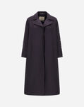 Herno TRENCH COAT IN DELON AND MONOGRAM LUREX Blu Navy CA000567D13218Z9200
