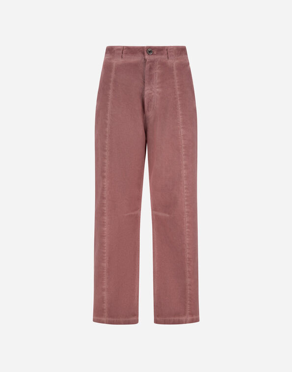 Herno DENIM-EFFECT GABARDINE TROUSERS Pink PT000257D133424138