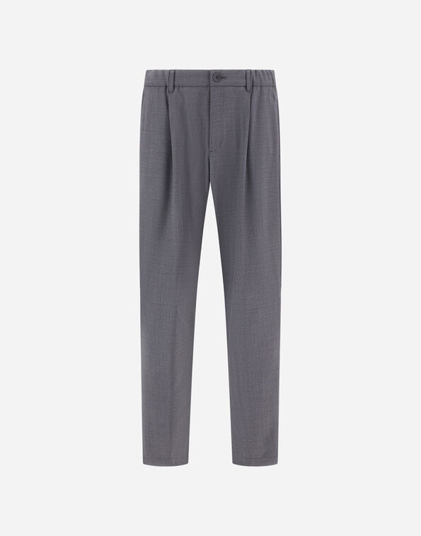 Herno TROUSERS IN LIGHT STRETCH WOOLY Grey PT000163U128089450