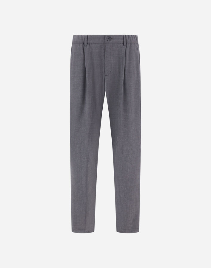 Herno TROUSERS IN LIGHT STRETCH WOOLY Grey PT000163U128089450