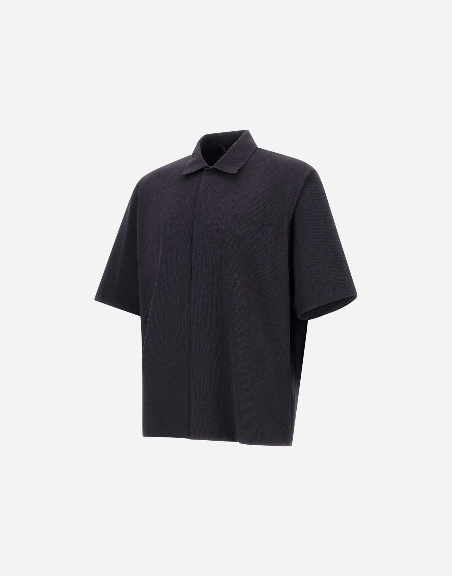メンズ シアクリース シャツ ネイビーブルー | Herno® (ヘルノ)