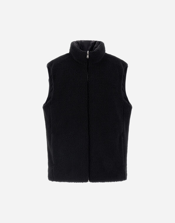 Herno TEDDY FABRIC GILET Black GI000556U127639300
