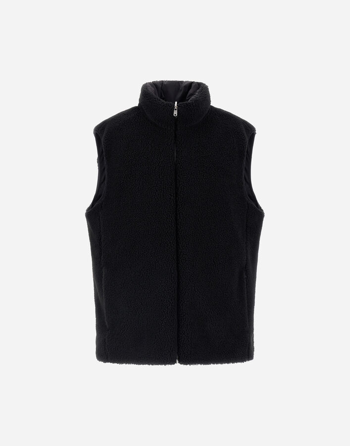 Herno TEDDY FABRIC GILET Black GI000556U127639300