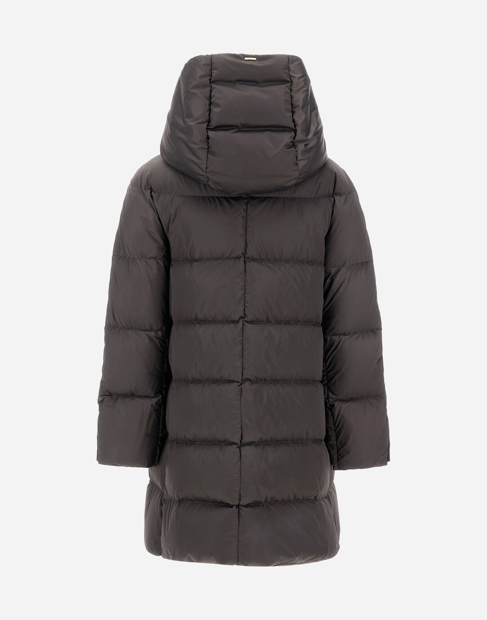 レディース サテンAラインコート グレー | Herno® (ヘルノ)