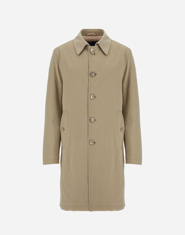 Herno STRETCH COTTON VELVET AND MONOGRAM RAINCOAT Chantilly IM000375U13268S1983