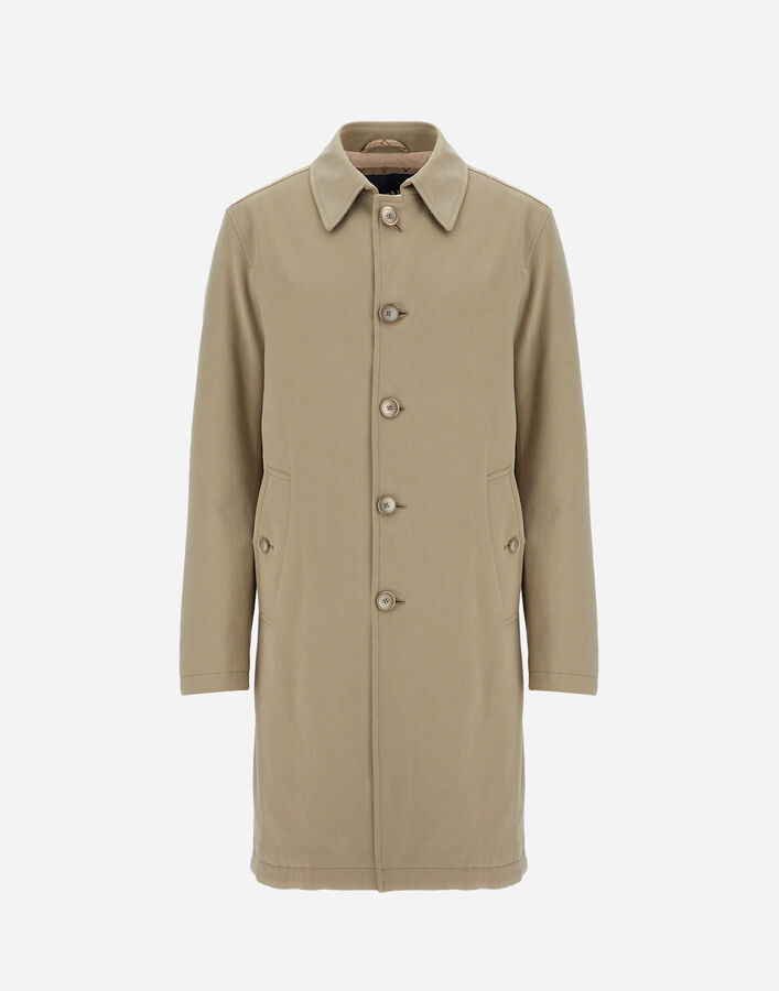 Herno STRETCH COTTON VELVET AND MONOGRAM RAINCOAT Chantilly IM000375U13268S1983