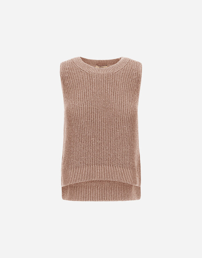 VEST IN GLITTER KNIT Herno Herno VEST IN GLITTER KNIT Light Pink MG000167D760684002