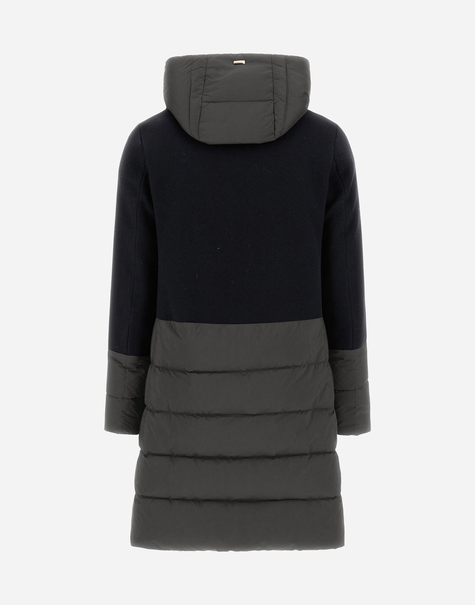 レディース DIAGONAL WOOL & NUAGE パーカ グレー | Herno® (ヘルノ)