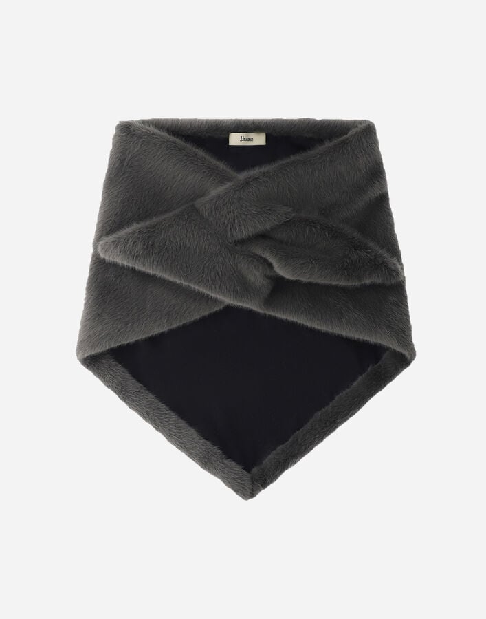 Herno LADY ALTERNATIVE FUR SCARF Grey SCP00020D126309480