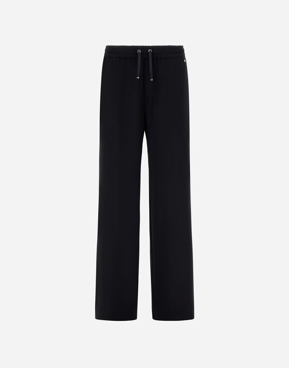 Herno TROUSERS IN MATT CREPE SATIN Black PT000176D127559300