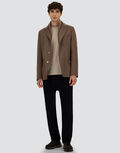 T-SHIRT IN SOFT WOOL JERSEY Herno product thumbnail image view 2