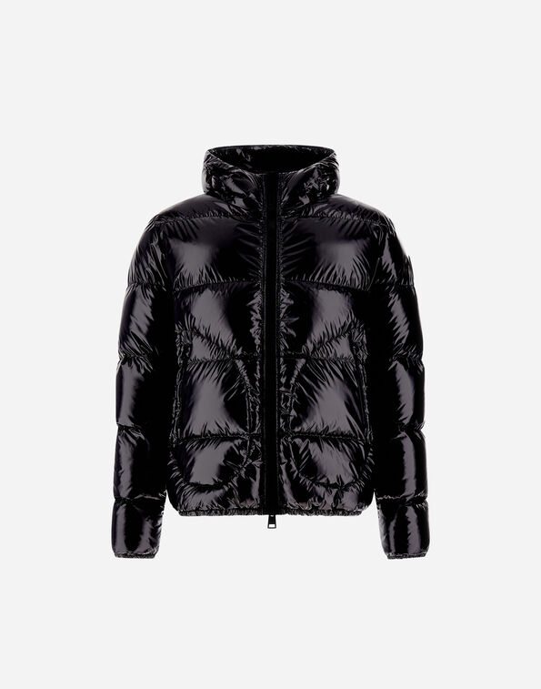 Herno BOMBER JACKET IN GLOSS Black PI001133U12220Z9300