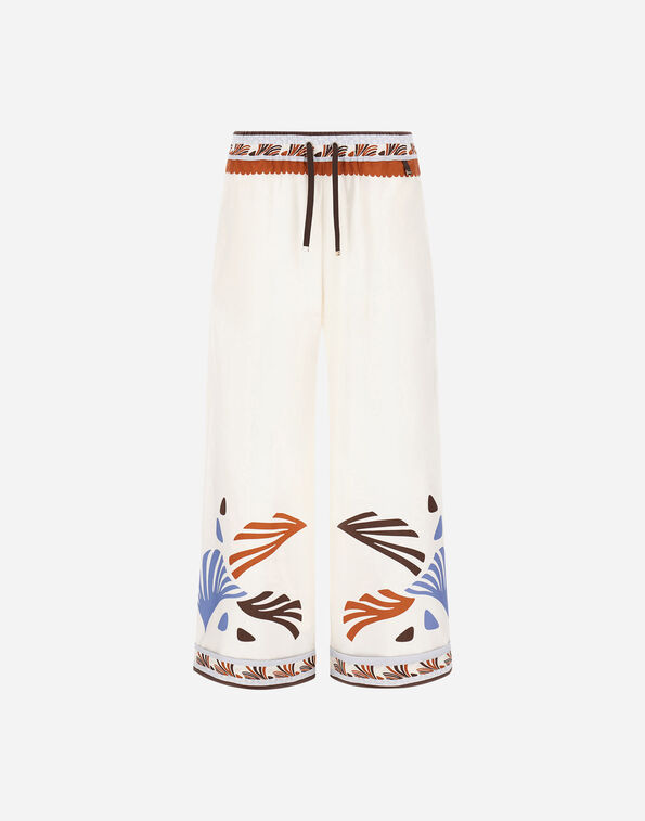 Herno TROUSERS IN SUMMER PRINT COTTON<br> Multicolor PT000233D133209999