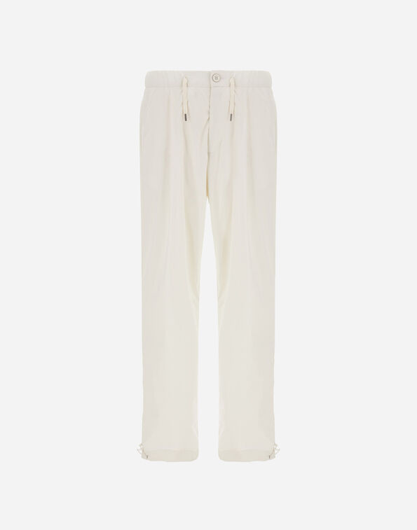 Herno RESORT TROUSERS IN LIGHTWEIGHT STRETCH NYLON White PT00002UR12431SZ1000