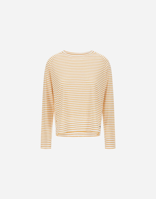 Herno LONG-SLEEVED T-SHIRT IN GLAM KNIT&nbsp;EFFECT White JG000311D520561038